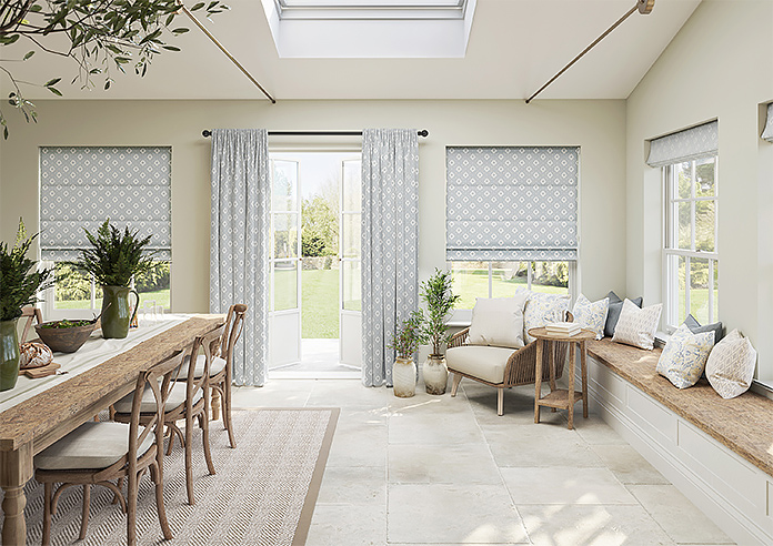 Huaraz Velvet, Grey - Roman Blind - Image 8